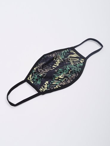 MANTO face mask DISTORT-GREEN